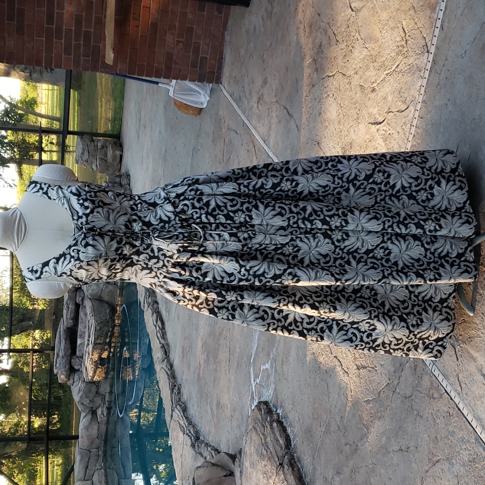 Renaissance Rococo damask corset gown